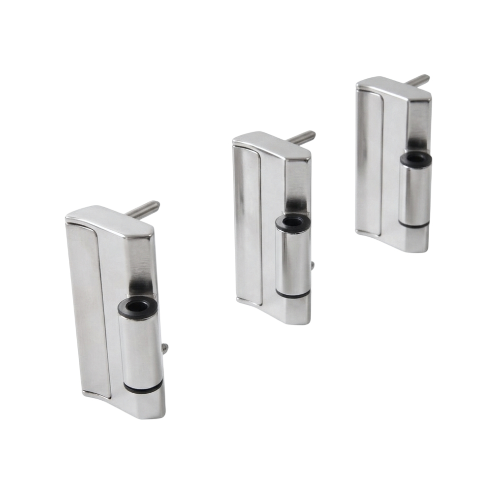 Шарнир петли на створку 30MM S25MM, 3шт., R01.1 серебро PATIO FOLD
