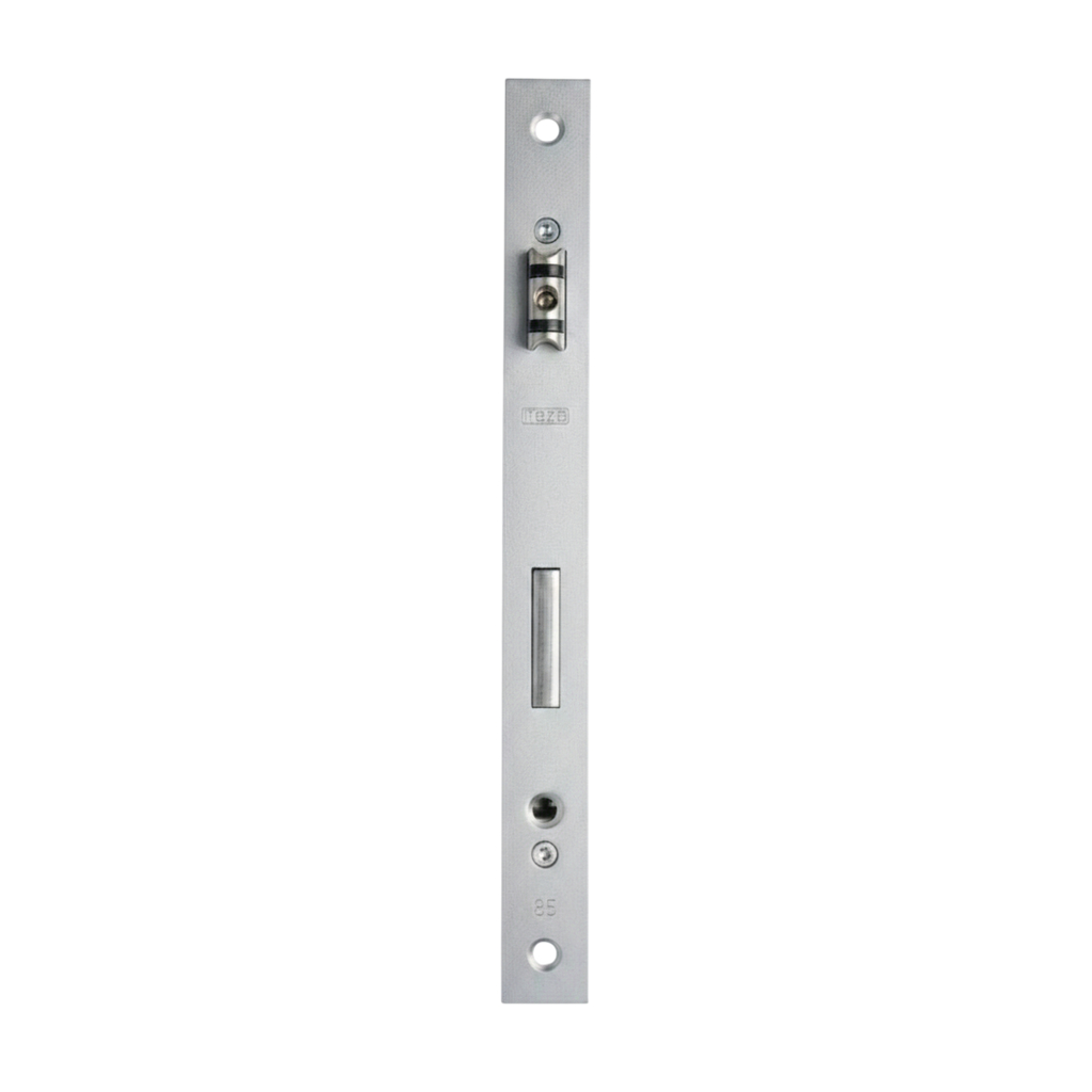 Замок REZE ALU 35/85/23, с роликом и ригелем Замок REZE ALU 35/85/23, с роликом и ригелем